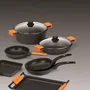 Bra Sartén Efficient A271228 Negro/Naranja Aluminio Forjado 28 cm Antiadherente para Inducción