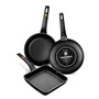 Bra Sartén Efficient A271228 Negro/Naranja Aluminio Forjado 28 cm Antiadherente para Inducción