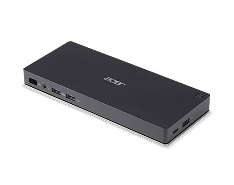 Acer NP.DCK11.01N Dock II USB Type-C Station con Múltiples Puertos HDMI DisplayPort Ethernet Negro para Ampliar Conectividad de Portátiles