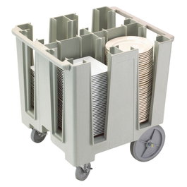 CAMBRO Carro Versa para platos, Gris moteado