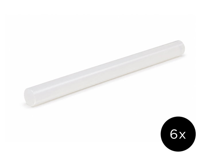 Innspiro Pack de 6 barras de silicona termofusible 1,1x10cm Innspiro Pack de 6 barras de silicona termofusible 1,1x10cm