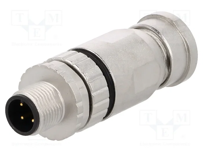 HARTING Conector M12 Macho 4 Pines Recto IP67 HARTING Conector M12 Macho 4 Pines Recto IP67