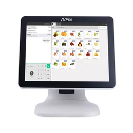 Avpos K5000 TPV táctil de 15 pulgadas, i7, 8GB, 128GB SSD, Blanco