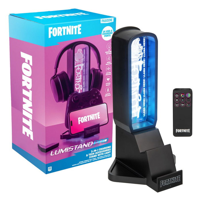 Paladone Soporte de Auriculares y Lámpara 3 en 1 Fortnite Paladone Soporte de Auriculares y Lámpara 3 en 1 Fortnite