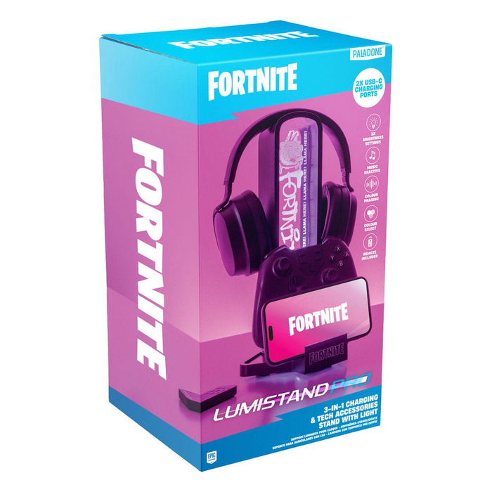 Paladone Soporte de Auriculares y Lámpara 3 en 1 Fortnite Paladone Soporte de Auriculares y Lámpara 3 en 1 Fortnite