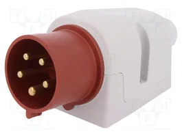 PAWBOL Conector de alimentación AC trifásico macho 32A 400V 5 pines