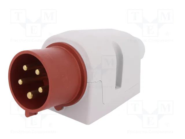 PAWBOL Conector de alimentación AC trifásico macho 32A 400V 5 pines