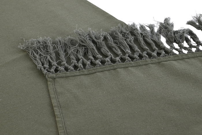 Camino Mesa Boho DKD Home Decor Verde 140 x 40 cm