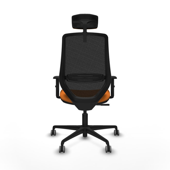 PIQUERAS Y CRESPO Silla de oficina Mardos Naranja y Negro PIQUERAS Y CRESPO Silla de oficina Mardos Naranja y Negro