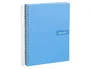 Cuaderno Espiral Liderpapel A4 Crafty Tapa Forrada 80H 90 gr Cuadro 4 mm Con Margen Color Celeste