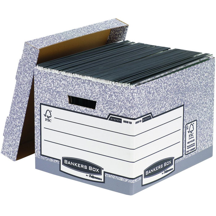 Fellowes Folio System Contenedor de Archivos Gris