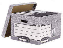 Fellowes Contenedor de Archivos Sistema Folio Gris 380x287x430mm