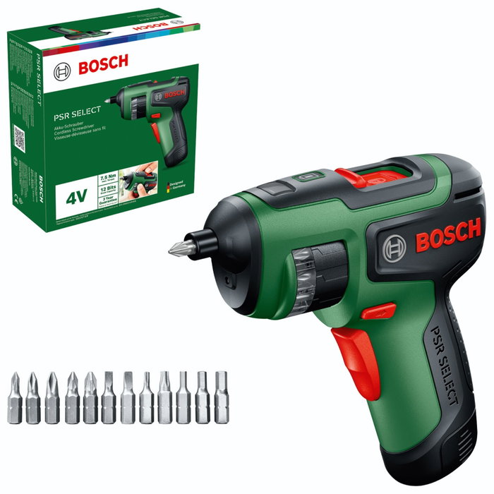 Bosch PSR Select Atornillador Inalámbrico con Batería de 4V Bosch PSR Select Atornillador Inalámbrico con Batería de 4V