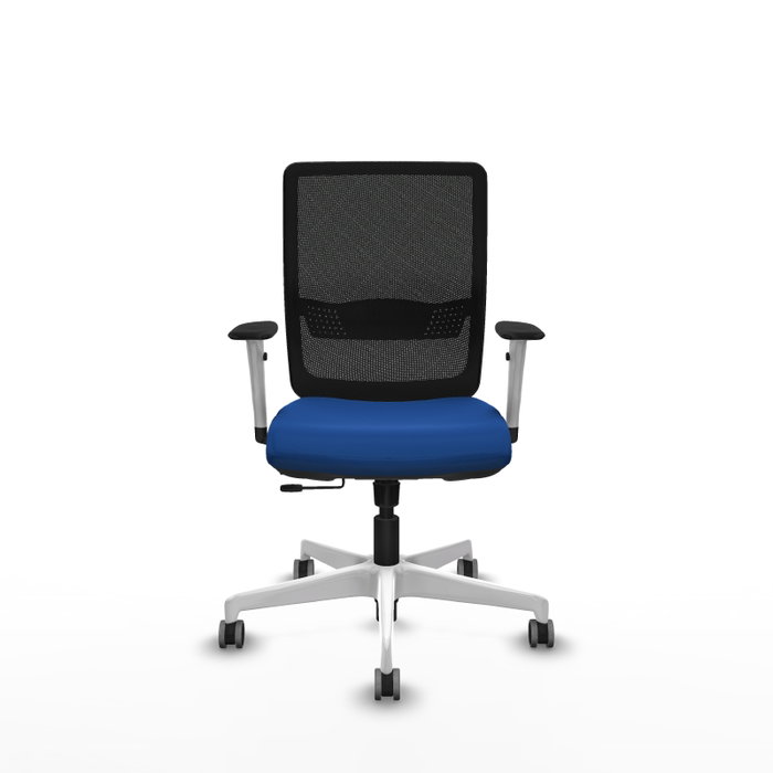 PIQUERAS Y CRESPO Silla de oficina Haches Azul y Negro