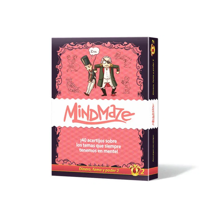 Edge Entertainment - Mind Maze: Dinero, Fama y Poder 2 - Juego de Cartas de Enigmas Narrativos en Español, para 2 o Más Jugadores, Partidas de 10-40 Minutos, a Partir de 14 Años