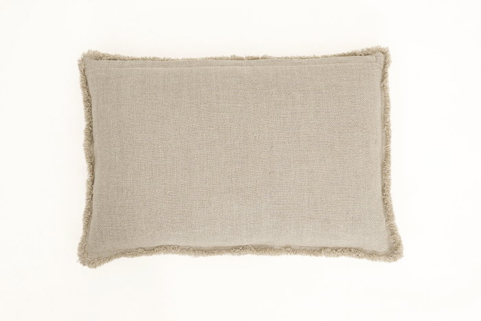 DKD Home Decor Cojín de Lino Natural 60x8x40 cm DKD Home Decor Cojín de Lino Natural 60x8x40 cm