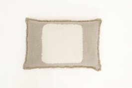 DKD Home Decor Cojín de Lino Natural 60x8x40 cm