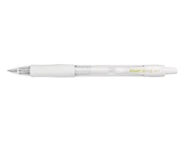 Pilot G-2 Bolígrafo Retráctil Tinta Gel Blanco Pastel