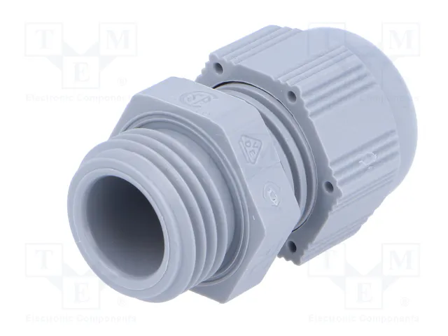 HELU Sello aislante M16 1,5 IP68 gris oscuro