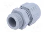 HELU Sello aislante M16 1,5 IP68 gris oscuro