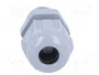 HELU Sello aislante M16 1,5 IP68 gris oscuro