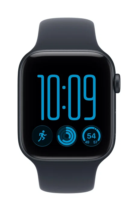 Apple Watch SE 3 GPS 44mm Aluminio Medianoche y Correa Deportiva Azul Marino S/M