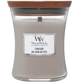 Woodwick Vela Mini Fireside con Aroma a Hoguera