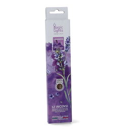 Magic Lights Barritas de incienso 12 unidades aroma lavanda