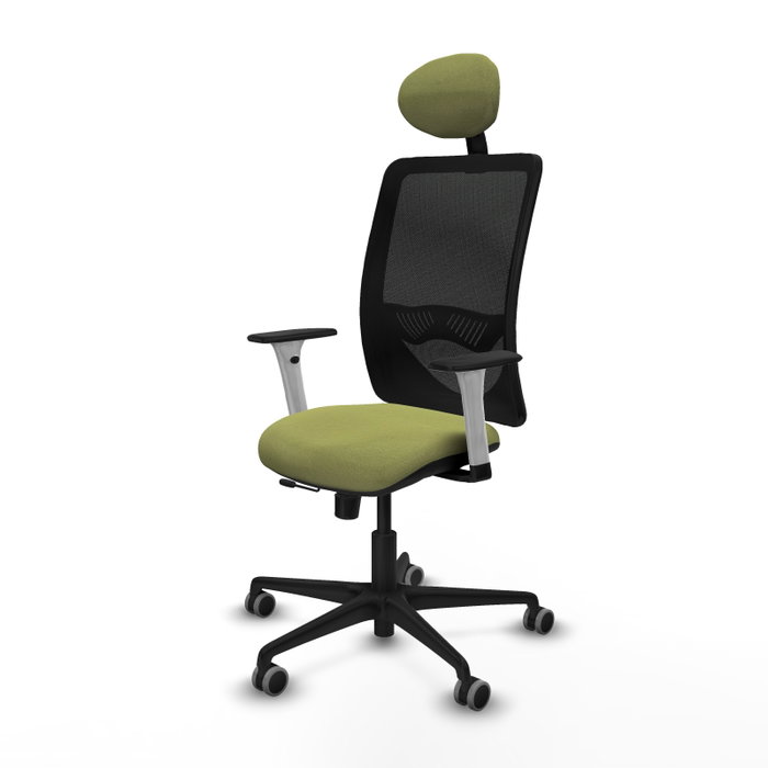 PIQUERAS Y CRESPO Silla de oficina Zulema con mecanismo Sincro/Traslack, Verde oliva y Negro PIQUERAS Y CRESPO Silla de oficina Zulema con mecanismo Sincro/Traslack, Verde oliva y Negro