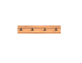 Hanah Home Gancho de Pared Nogal 80x15x1.8 cm Tablero de Partículas Melamina