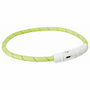 Collar LED para Mascotas Trixie Flash USB Verde