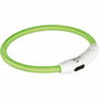 Collar LED para Mascotas Trixie Flash USB Verde