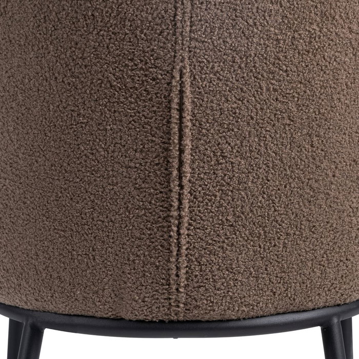 Silla Marrón Tejido-Metal Salón 58 X 52 X 77 cm (Set de 2)