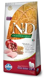 Farmina N&D Dog Ancestral Gigante Pollo Pienso para Perros de Raza Grande, 12 kg