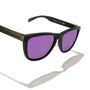 Northweek REGULAR MATTE BLACK #joker Gafas de Sol Rectangulares Polarizadas Negro Lila