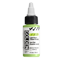 Golden High Flow Colores Acrílicos Verde Claro (Amarillo) 30 ml