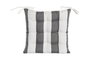 DKD Home Decor Cojin Marino Gris Blanco 40 x 7 x 40 cm para Terraza y Jardin