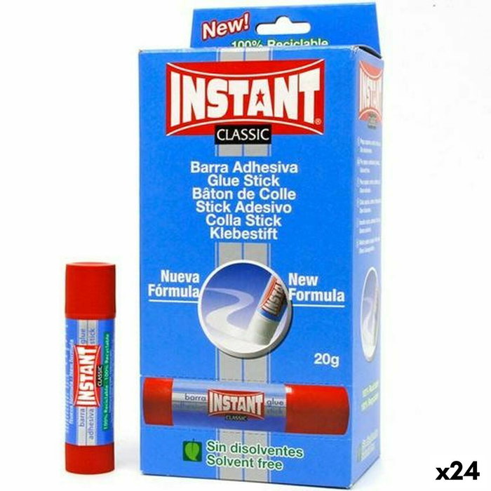 INSTANT Pegamento en Barra Classic Mediana 20g (Set de 24)
