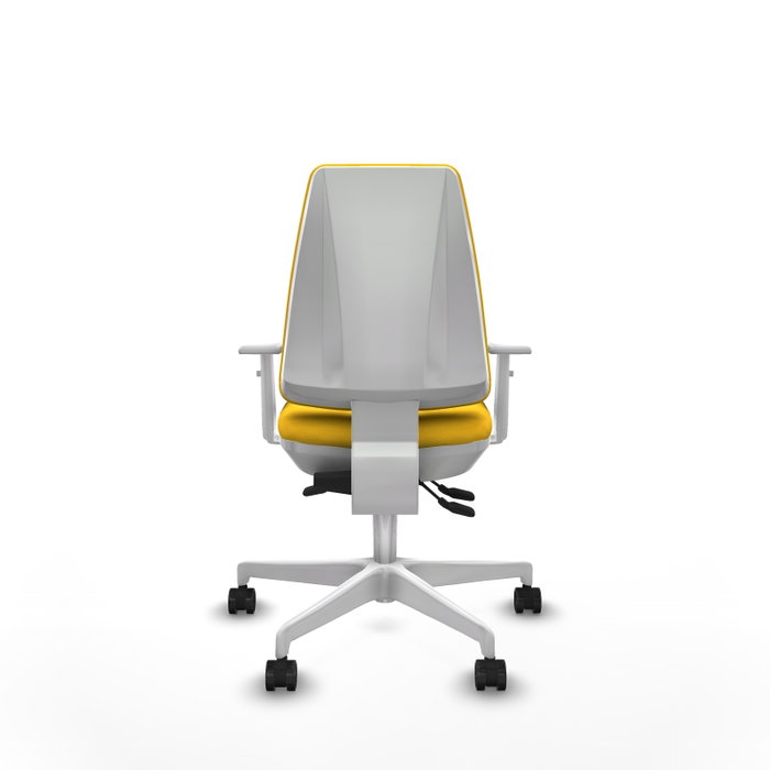 PIQUERAS Y CRESPO Silla de oficina Elche con mecanismo Asincro, Amarillo PIQUERAS Y CRESPO Silla de oficina Elche con mecanismo Asincro, Amarillo