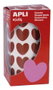 Apli Gomets Corazón Rojo 20x18mm