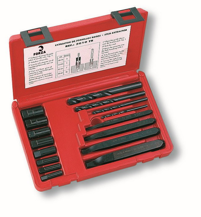 Juego Extractores Tornillos Rotos Juego Extractores Tornillos Rotos