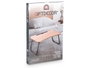 Giftdecor Mesa Plegable Madera MDF Marrón y Negro 60x40x26cm Max 10kg (Set de 8)