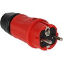 Brennenstuhl Enchufe SCHUKO IP54 para exteriores Rojo/Negro