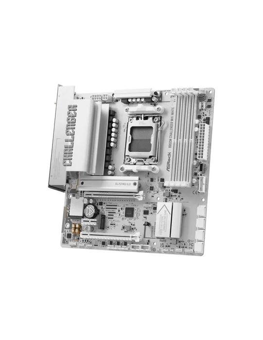 ASRock B850M Challenger WiFi White DDR5 AM5 Micro-ATX