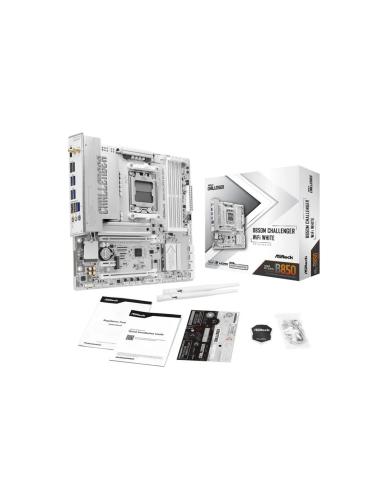 ASRock B850M Challenger WiFi White DDR5 AM5 Micro-ATX