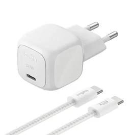 Belkin BOOST Charge 30 W con PPS e incluye cable USB-C trenzado