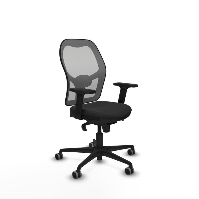 PIQUERAS Y CRESPO Silla de oficina Jorquera con mecanismo Sincro, Negro y Gris PIQUERAS Y CRESPO Silla de oficina Jorquera con mecanismo Sincro, Negro y Gris
