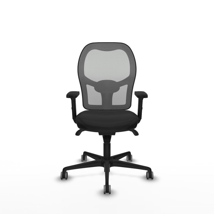 PIQUERAS Y CRESPO Silla de oficina Jorquera con mecanismo Sincro, Negro y Gris PIQUERAS Y CRESPO Silla de oficina Jorquera con mecanismo Sincro, Negro y Gris