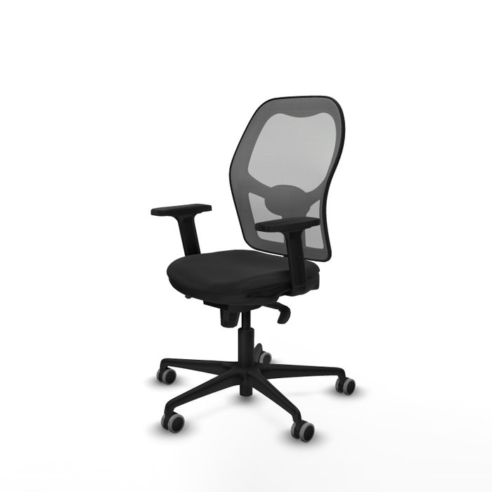 PIQUERAS Y CRESPO Silla de oficina Jorquera con mecanismo Sincro, Negro y Gris PIQUERAS Y CRESPO Silla de oficina Jorquera con mecanismo Sincro, Negro y Gris