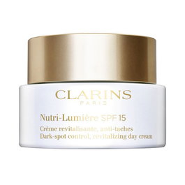 Clarins Nutri-Lumière Crema Revitalizante Antimanchas Iluminadora SPF15 50 ml - Tratamiento antiedad con protección solar